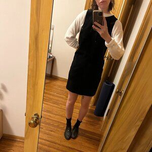 Perfect vintage Danier suede little black dress